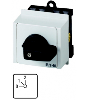 T0-3-8280/IVS - Łącznik zakresowy, 3b, Ie 12A, TC 0-2, 45°, bez samopowrotu, 45x45mm, REG Eaton 041225