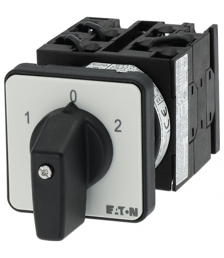 T0-4-8441/E - Przełącznik liczby biegunów, dahlander, 3b, Ie 12A, TC 1-0-2, 45°, 48x48mm, montaż Eaton 043595