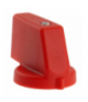 KNB-RT-T0 - Pokrętło z krótkim piórkiem, czerwona Eaton 043655