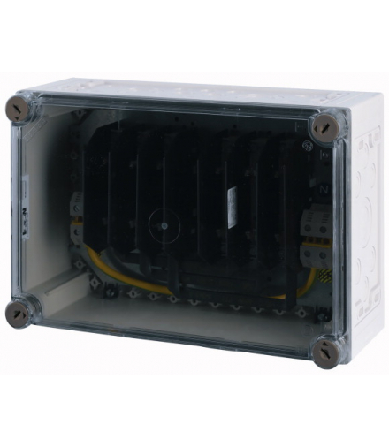 2GS00/I43E-V2K - Obudowa bezpiecznikowa, 2x część dolna 3b NH00 100A, WxSxG 250x375x150mm Eaton 046379