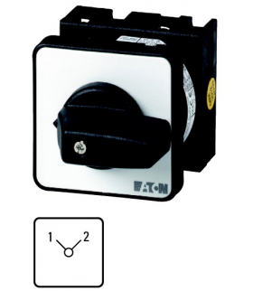 T0-4-8223/E - Przełącznik, 4b, Ie 12A, TC 1-2, 90°, bez samopowrotu, 48x48mm, montaż Eaton 050712