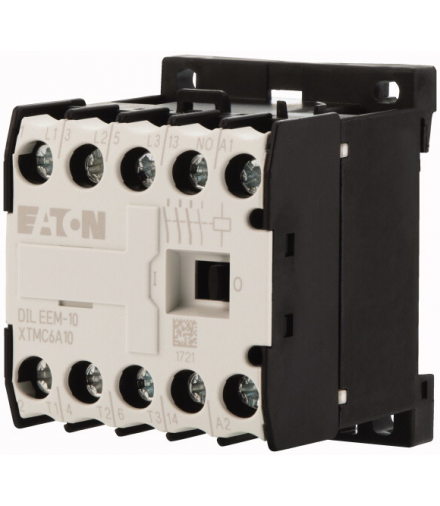 DILEEM-10(24V50/60HZ) - Stycznik mocy, 3b+1ZZ, 3kW/400V/AC3 Eaton 051596