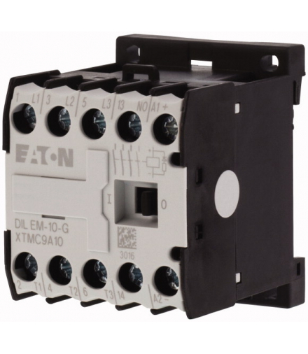 DILEM-10(400V50HZ,440V60HZ) - Stycznik mocy, 3b+1ZZ, 4kW/400V/AC3 Eaton 051788