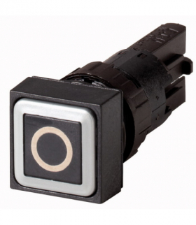 Q18D-19 - Przycisk, czarny 0, Z samopowrotem Eaton 054040