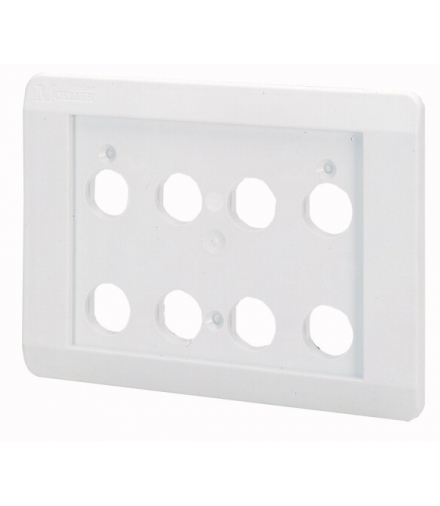 E8 - Płyty czołowe, szary, 8 otworów montażowych Eaton 054423