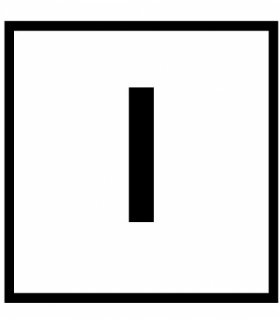 20TQ18 - Wkładka przycisku, biała symbol Start/Wł. Eaton 054509