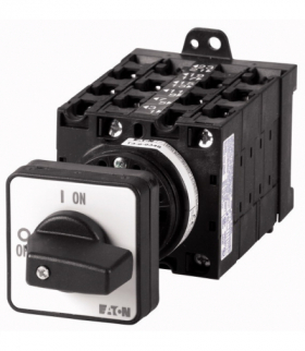 T3-6-15866/Z - Przełącznik nawrotny, liczby biegunów, dahlander, 3b, Ie 25A, TC 2-1-0-1-2, 45°, 48x48mm, montaż pośredni Eaton 0