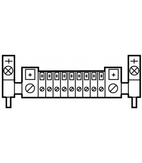 N23RS27 - Szyna N do obudowy bezpiecznikowej Eaton 058243