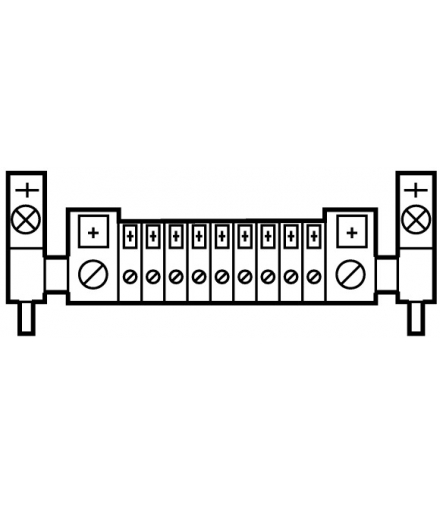 N23RS27 - Szyna N do obudowy bezpiecznikowej Eaton 058243