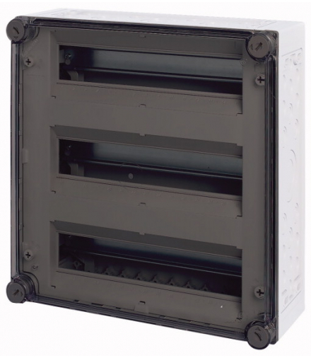 AV/I44-125 - Skrzynka bezpiecznika samoczynnego, IP65, szyna montażowa pionowa, WxSxG 375x375x150mm Eaton 059819