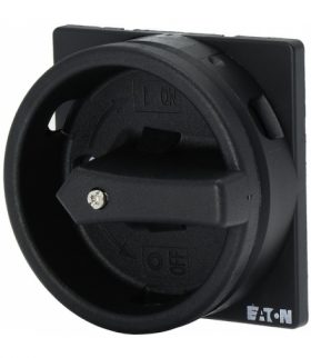 SVB-SW-T0 - Pokrętło z krótkim piórkiem, czarny, zamykany z kłódką, do T0 Eaton 060265