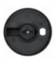 SVB-SW-T0 - Pokrętło z krótkim piórkiem, czarny, zamykany z kłódką, do T0 Eaton 060265