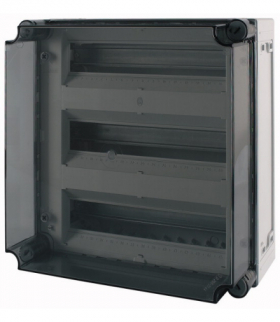 AV/I44-200 - Skrzynka bezpiecznika samoczynnego, IP65, szyna montażowa pionowa, WxSxG 375x375x225mm Eaton 062192