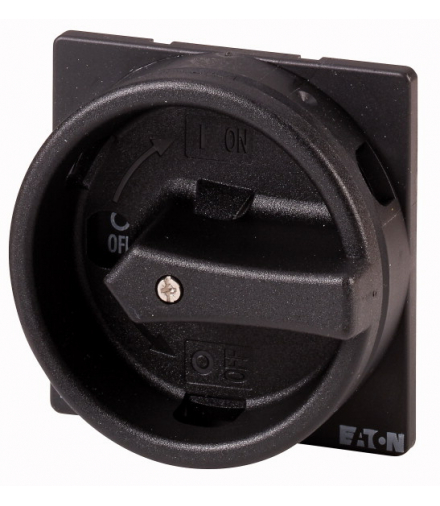 SVB-SW-P3 - Pokrętło z krótkim piórkiem, czarny, zamykany z kłódką, do P3 Eaton 062491