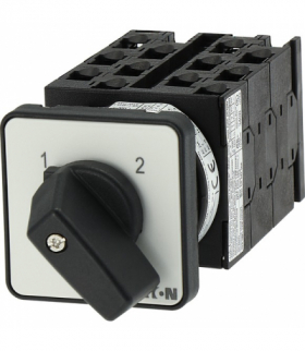 T0-6-8370/E - Przełącznik, 6b, Ie 12A, TC 1-2, 90°, bez samopowrotu, 48x48mm, montaż Eaton 062577