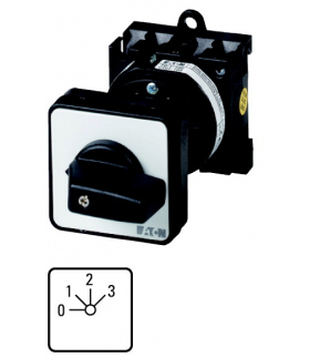 T0-2-8241/Z - Łącznik zakresowy, 1b, Ie 12A, TC 0-3, 45°, bez samopowrotu, 48x48mm, montaż pośredni Eaton 062581