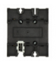 P3-100/V/SVB-SW - Wyłącznik główny, P3, 100 A, montaż pośredni, 3-biegunowe, Funkcja ZATRZYMANIA, z czarnym uchwytem obrotowym i