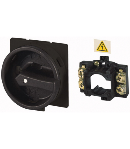V/EA/SVB-SW-T0 - Zestaw do konwersji na wyłączniku głównym, uchwyt czarny, do T0-/E-/Z Eaton 065011
