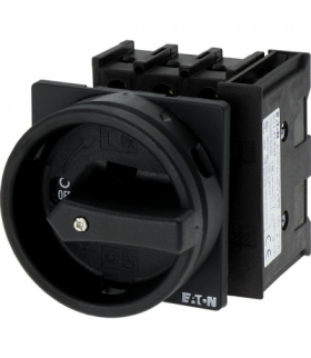 P1-25/EA/SVB-SW/HI11 - Wyłącznik główny, P1, 25 A, montaż, 3-biegunowe, 1 Zestyk zwierny, 1 Styk rozwierny, Funkcja ZATRZYMANIA,