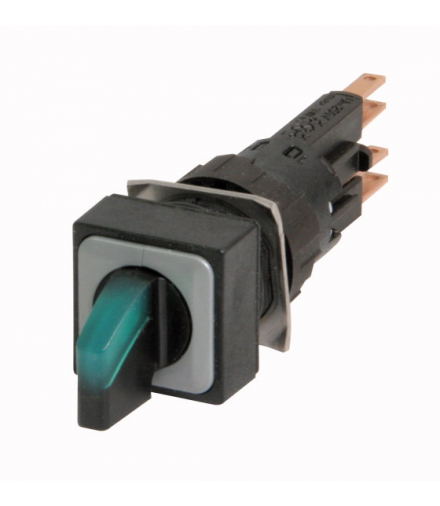 Q18LWK3-GN - Przełącznik podświetlany, 3 położenia, zielony, Z samopowrotem Eaton 072324