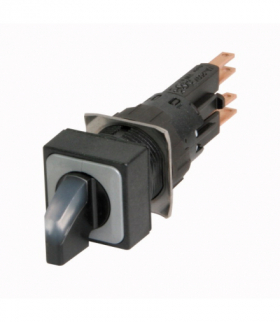 Q18LWK3-WS/WB - Przełącznik podświetlany, 3 położenia, biały, z samopowrotem+żarówka 24V Eaton 072334