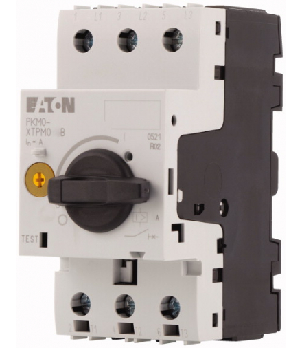 PKM0-0,4 - Wyłącznik zwarciowy, Iu 0.4 A, Irm 6.2 A, Zaciski śrubowe, Odpowiedni również do silników klasy wydajności energetycz