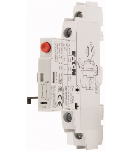 AGM2-10-PKZ0 - Wskaźnik przyczyny wyzwolenia, 2 x 1 Z, Zaciski śrubowe Eaton 072898
