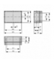 KST34-150 - Obudowa, z zaciskami kablowymi i podporami kablowymi, WxSxG 375x250x175mm Eaton 074520