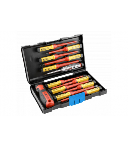 Zestaw wkrętaków 1000V S2 13 szt Hogert HT1S997