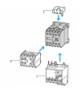 DILEM-01-G(12VDC) - Stycznik mocy, 3b+1ZR, 4kW/400V/AC3 Eaton 079642