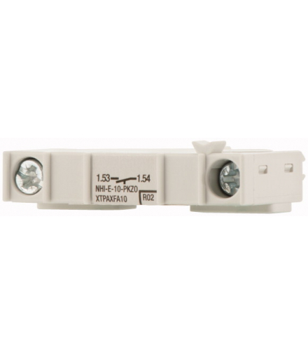 NHI-E-10-PKZ0 - Normalny łącznik pomocniczy, NHI-E, 1 zestyk zwierny, Możliwość montażu przedniego, Zaciski śrubowe Eaton 082884