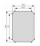 IM4-CI23 - Płyta montażowa, tworzywo sztuczne, do obudowy CI23 Eaton 086081