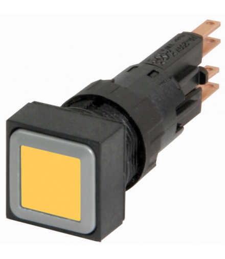 Q25LTR-GE - Przycisk podświetlony, żółty, bez samopowrotu Eaton 086784