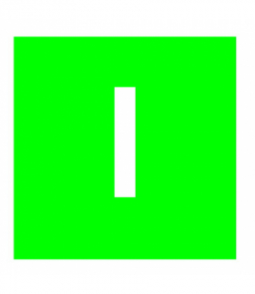 11TQ18 - Wkładka przycisku, zielony, I Eaton 088007