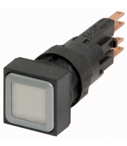 Q18LT-WS/WB - Przycisk podświetlony, biały, Z samopowrotem, +żarówka 24V Eaton 088561