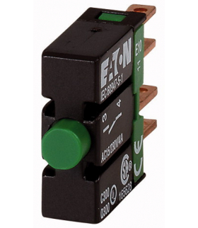 E10 - Element stykowy, 1ZZ, mocowanie do płyty czołowej, podłączenia na śrubę Eaton 090351