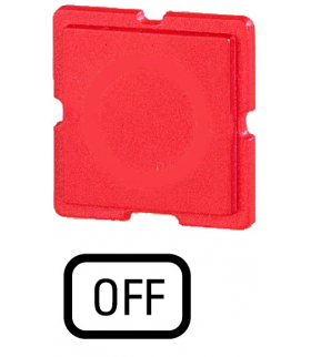 217TQ25 - Wkładka przycisku, czerwona, WYŁ Eaton 090911