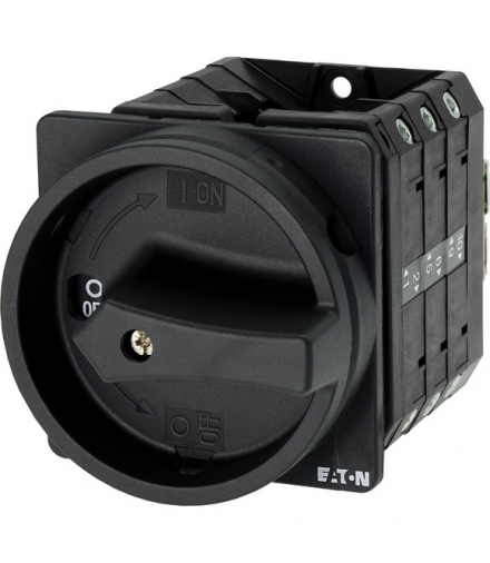 T5B-3-8342/EA/SVB-SW - Wyłącznik główny, T5B, 63 A, montaż, 3 Zespół montażowy/zespoły montażowe, 6-biegunowe, Funkcja ZATRZYMAN