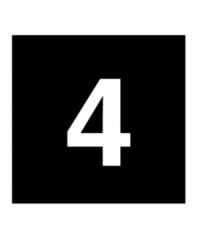 84TQ25 - Wkładka przycisku, czarny, 4 Eaton 093224