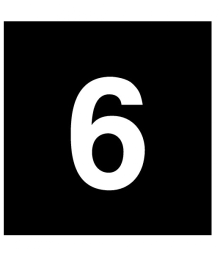 86TQ25 - Wkładka przycisku, czarny, 6 Eaton 093257