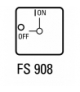 P1-32/IVS - Rozłącznik ZAŁ-WYŁ, P1, 32 A, montaż rozdzielacza, 3-biegunowe, z czarnym pokrętłem i tabliczką czołową Eaton 093303