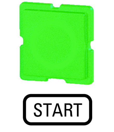 111TQ25 - Wkładka przycisku, zielony, START Eaton 093399