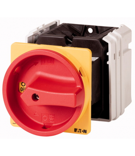 T5-3-8342/V/SVB - Wyłącznik główny, T5, 100 A, montaż pośredni, 3 Zespół montażowy/zespoły montażowe, 6-biegunowe, Funkcja WYŁĄC