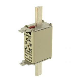 NH FUSE 100A 500V GG/GL SIZE 01 - Wkładka bezpiecznikowa, Niskie napięcie, 100 A, AC 500 V, 120 kA, NH01, gL/gG, IEC, sygnalizat