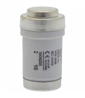 FUSE-D03 100A T GL/GG 400VAC M30 - Wkładka bezpiecznikowa, Niskie napięcie, 100 A, AC 400 V, 50 kA, D03, gL/gG, IEC, opóźnienie 