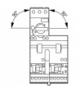 MSC-R-10-M17(24VDC) - Starter nawrotny, 3b, 4.0kW/400V/AC3, 100kA Eaton 101051