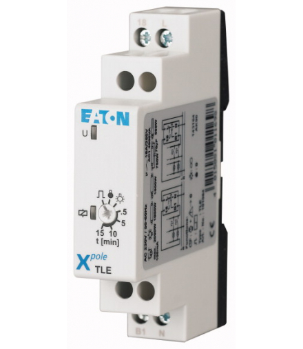 TLE - Przekaźnik czasowy, samoczynny wyłącznik schodowy, przekaźnik impulsowy (4 funkc.) Eaton 101064