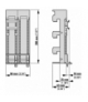 BBA0R-25 - Adapter na szyny zbiorcze, 90 mm, 25 A, Szyna montażowa: 1 Eaton 101453