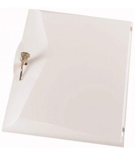 BCZ-A-TWS-4/52 - Drzwi plastikowe, białe, +zamek, do rozdzielacza 4-szeregowego Eaton 101581