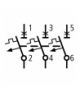 FAZ-C1/3-RT - Przełącznik LS, 1A, 3b, C-Char, AC Eaton 102278